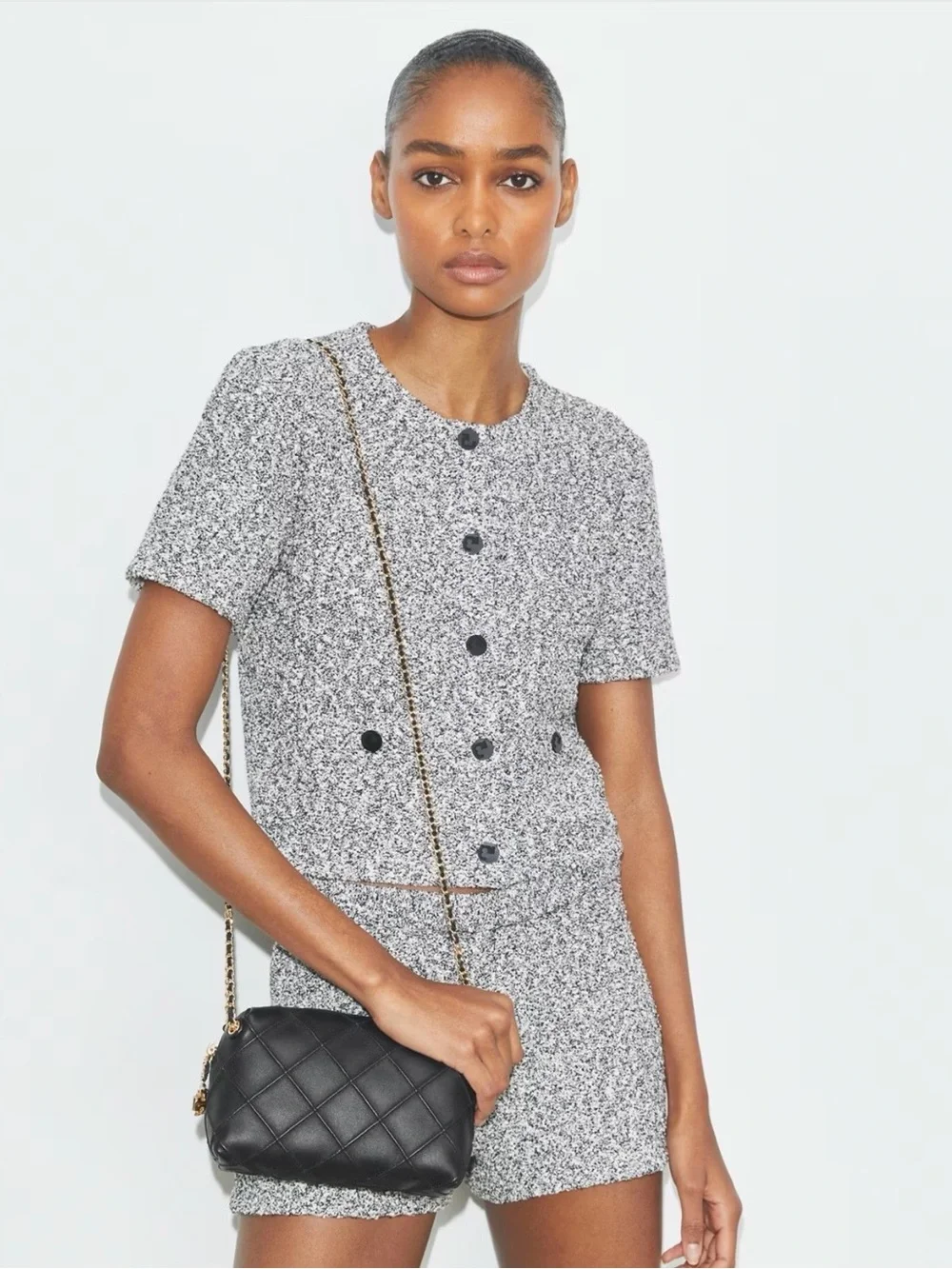 Tory Burch Fleming Mini Quilted Soft Leather Crossbody Bag